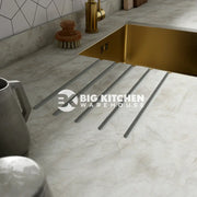 Wilsonart Zenith Pokhara Marble Compact Laminate Kitchen Worktops (Grey Core)