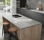 Wilsonart Zenith Woodstone Gris Compact Laminate Kitchen Worktops (Black Core)