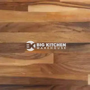 WTC Elegance Solid Walnut Real Wood Kitchen Upstand